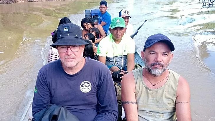 Indigenista e jornalista inglês estão desaparecidos no as, diz  organização